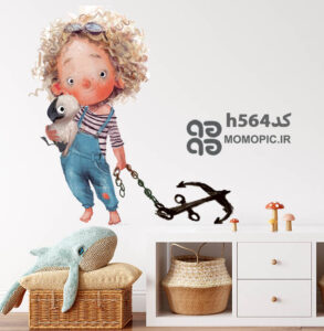 استیکر دیواری کد h564