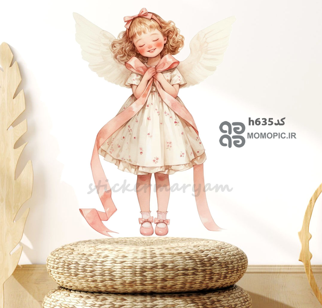 استیکر دیواری فرشته کد h635