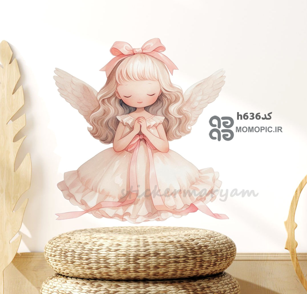 استیکر دیواری فرشته کد h636