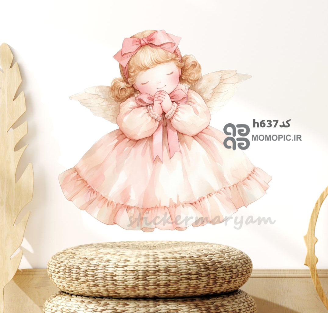 استیکر دیواری فرشته کد h637