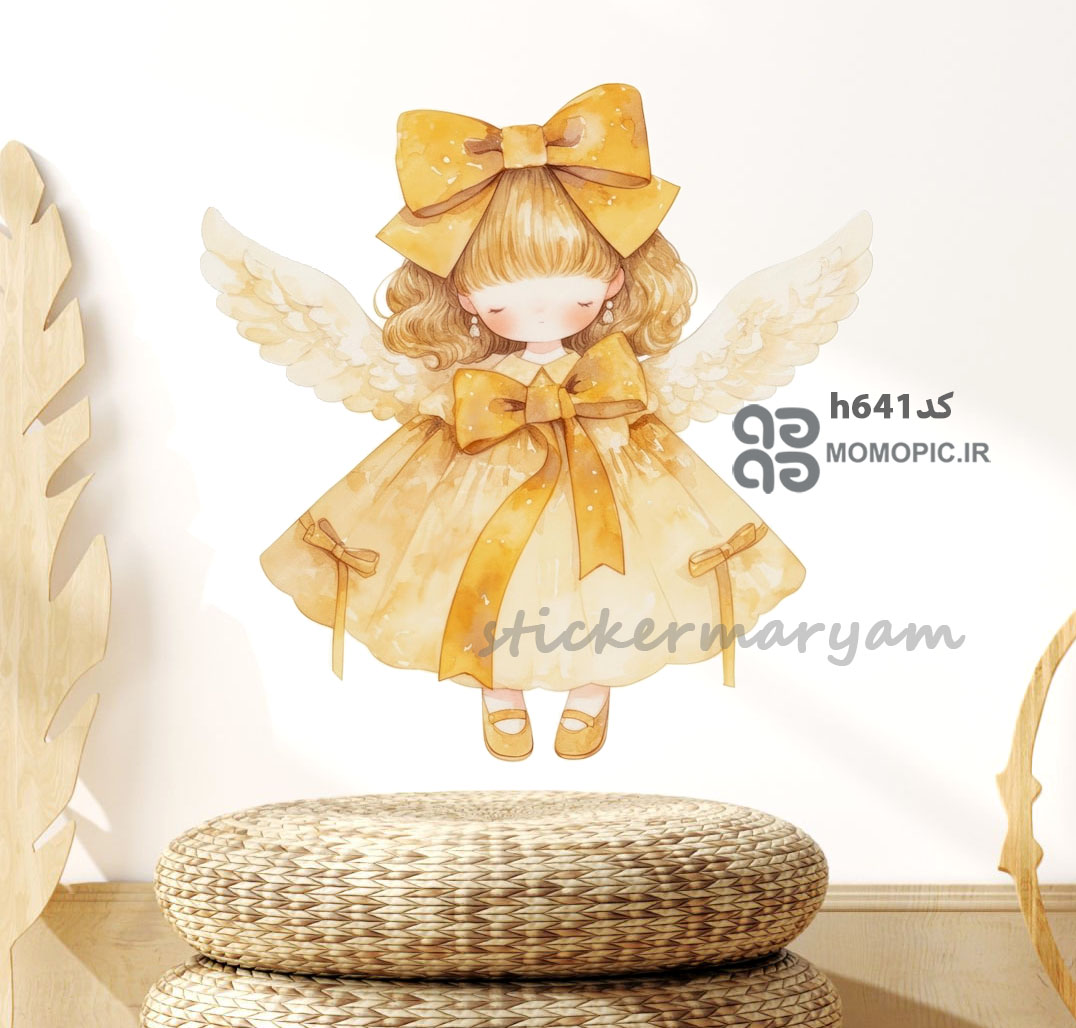 استیکر دیواری فرشته کد h641