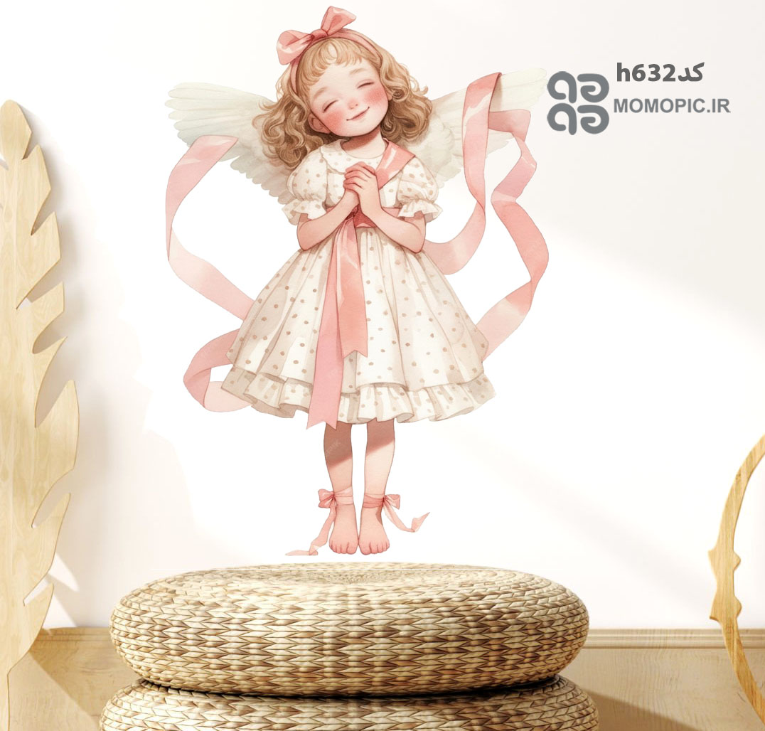 استیکر دیواری فرشته کد h632