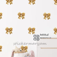 استیکر دیواری پترن پاپیون کد h650