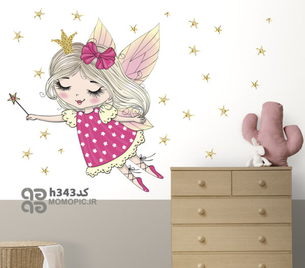 استیکر دیواری فرشته کد h343