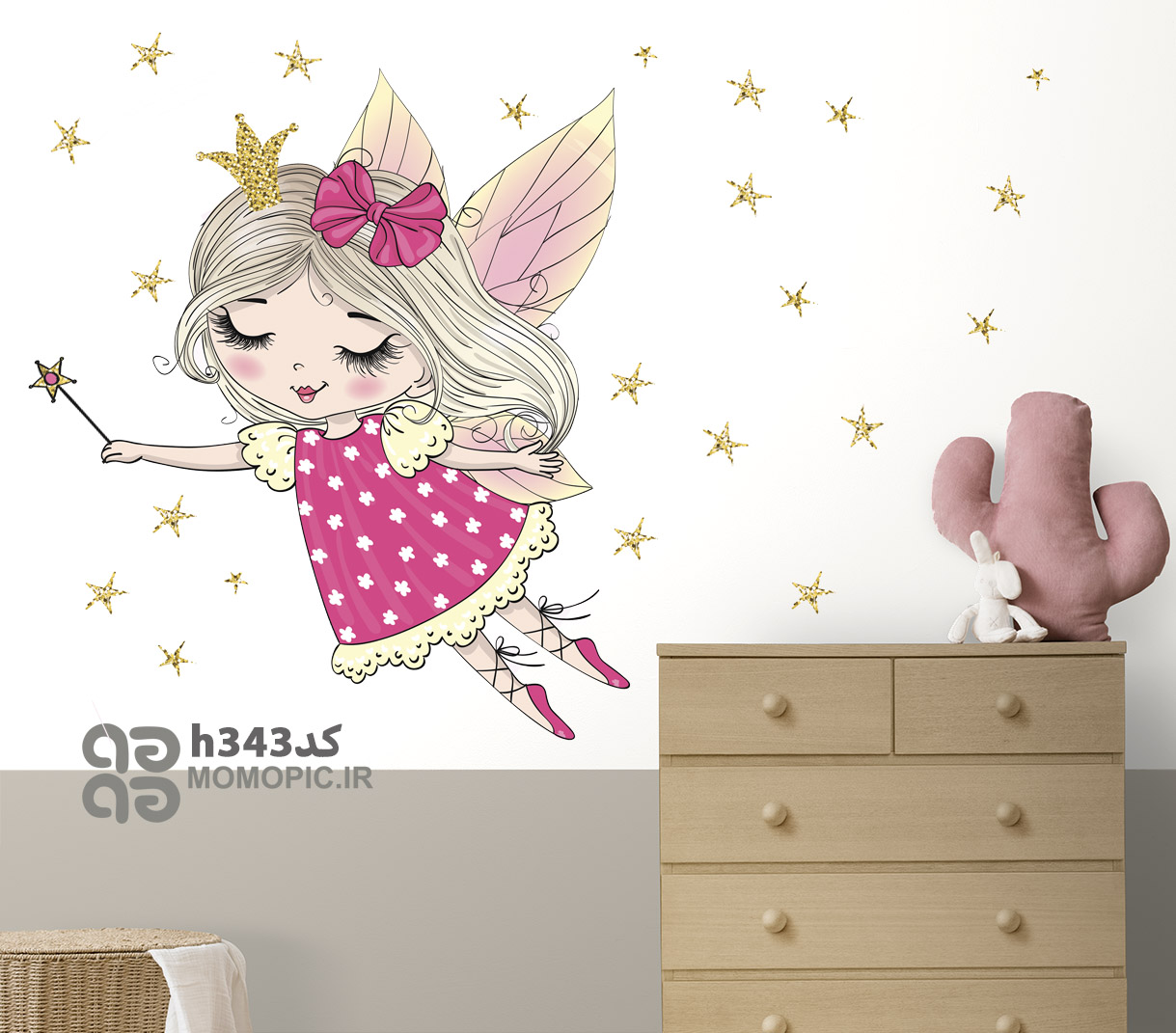 استیکر دیواری فرشته کد h343