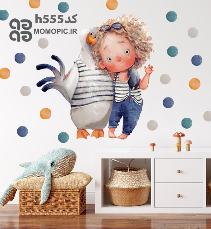 استیکر دیواری کد h555