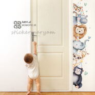استیکر دیواری حیوانات کنار شاد کد h891
